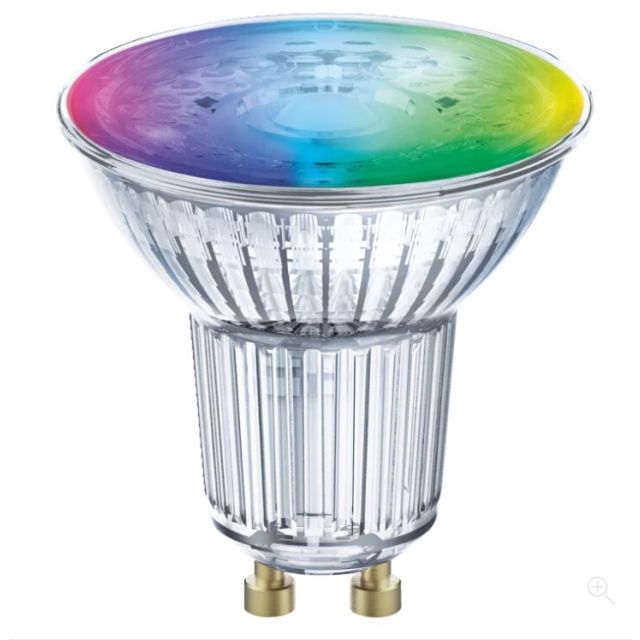 Lámpara dicroica Led Smart regulable RGB + 2700°K a 6500°K 5W 45° 350Lm GU10 (Ledvance 4058075485693)