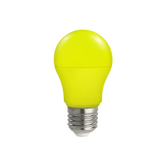 Lámpara Standard Led amarilla E27 4,9W 230V (Spectrum WOJ+14608 )