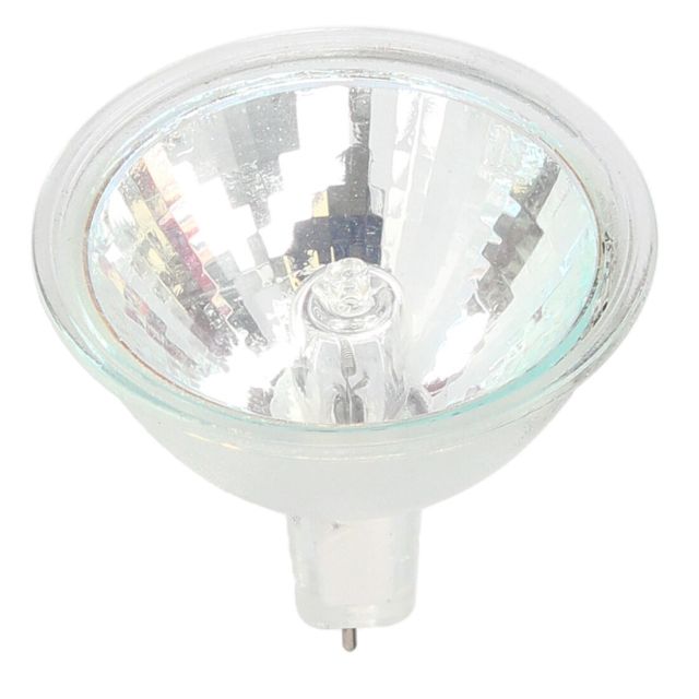 Lámpara halógena dicroica MR16 económica 50W GU5,3  12V 60° (CLAR 12016)