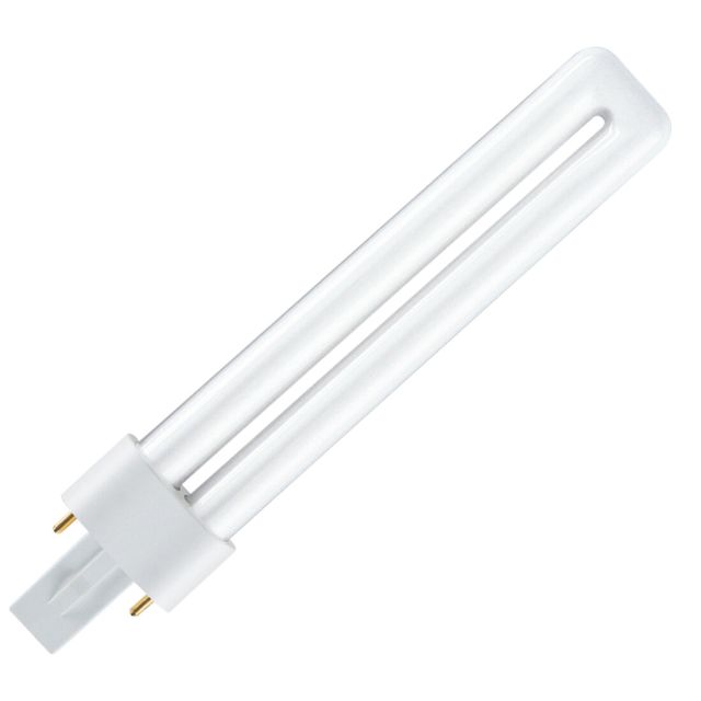 Lámpara FD Dulux S G23 9W 2700°K 167mm. (Osram 4050300006000)