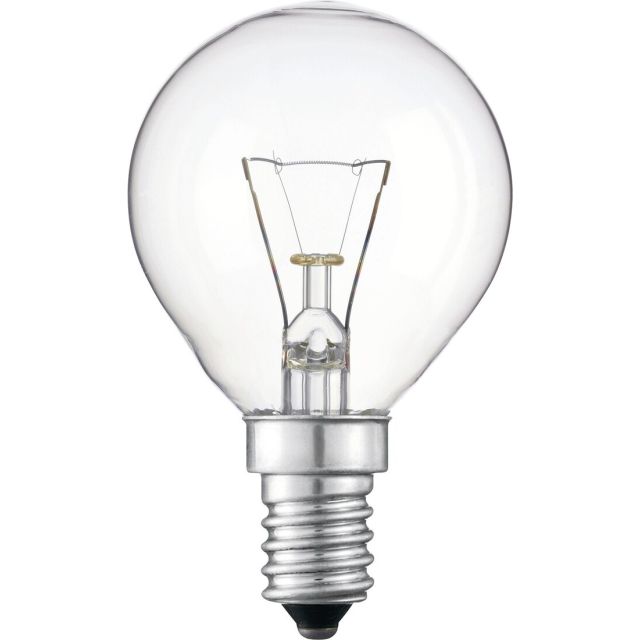 Lámpara incandescente esférica E14 60W (Clar 11114)