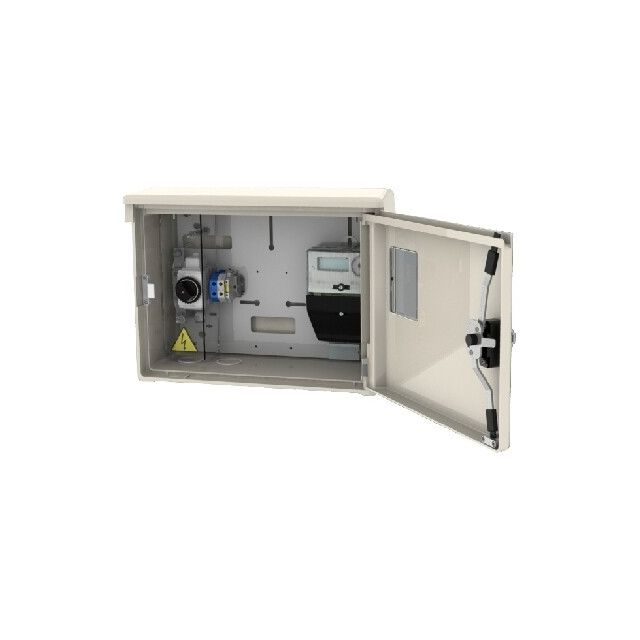 Caja de contador eléctrico homologada con tejadillo para Gas Natural Fenosa (CLAVED AC80188)