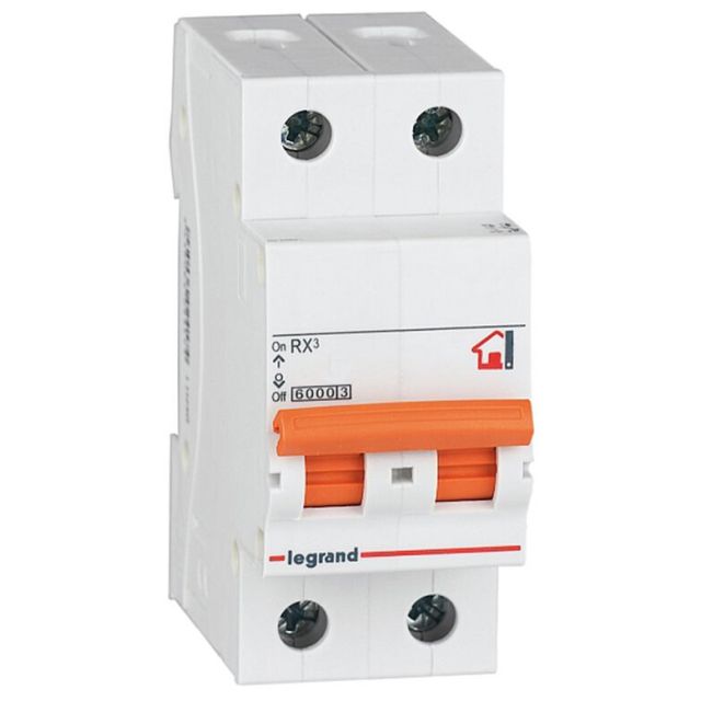 Interruptor automático magnetotérmico 2 polos 25A Legrand (402426)