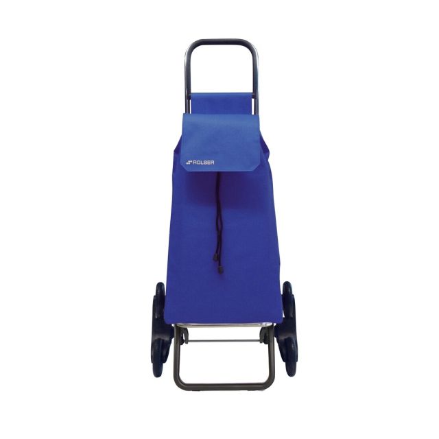 Carro de compra Saquet Ln 6 ruedas sube escaleras azul (Rolser SAQ057)