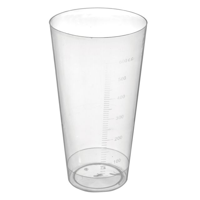 Vaso medidor de plástico 600 ml. (GSC 401050001)