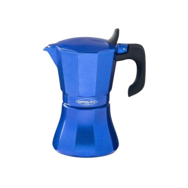 Cafetera de inducción "Petra" azul 6 tazas (Oroley 215090302)