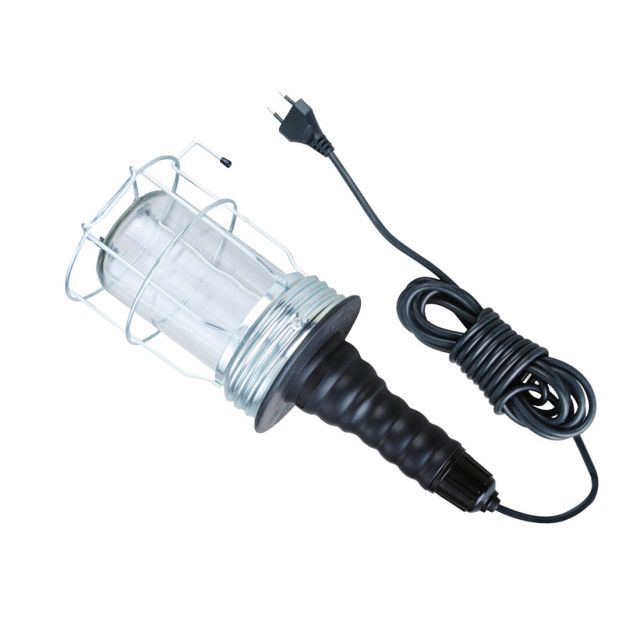 Lámpara portátil industrial con rejilla de protección y cable 5 metros (GSC 501010001)