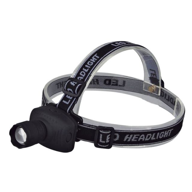 Linterna Led de cabeza con Zoom y 3 modos de luz 3W (TM Electron TMTOR005)