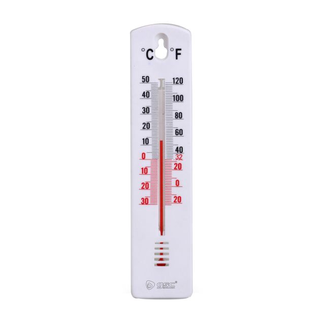 Termómetro analógico plástico interior y exterior Celsius/Fahrenheit (GSC 502065000)
