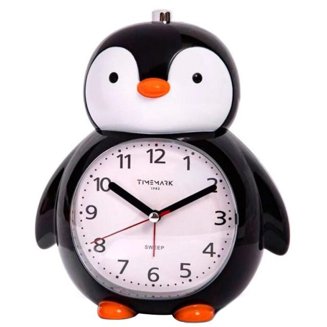 Reloj despertador infantil pingüino (Timemark KOOCLPENGUIN)