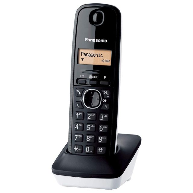 Teléfono inalámbrico negro (Panasonic KXTG1611N)