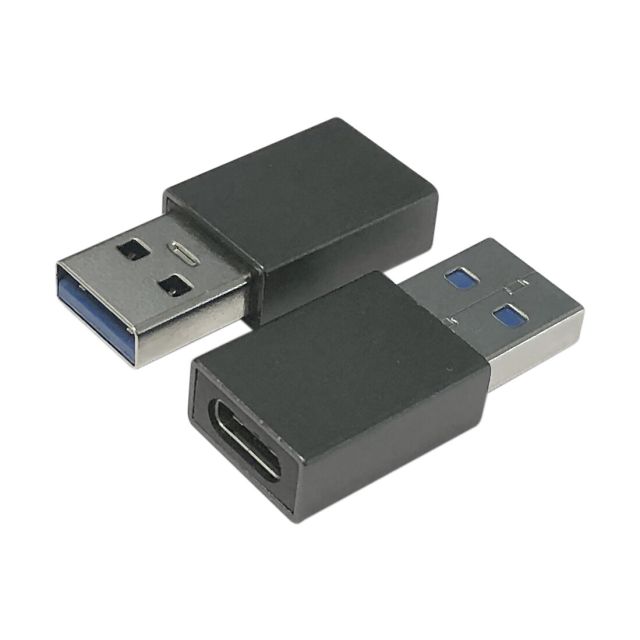 2 adaptadores tipo USB macho a C hembra (Electro DH 38.494)