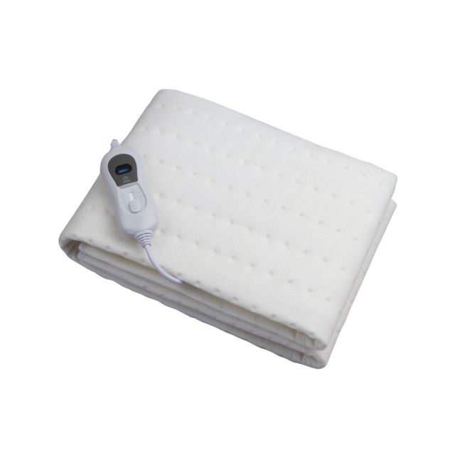 Calentador de cama eléctrico blanco 150x80cm Max.60W (FM CS-301)