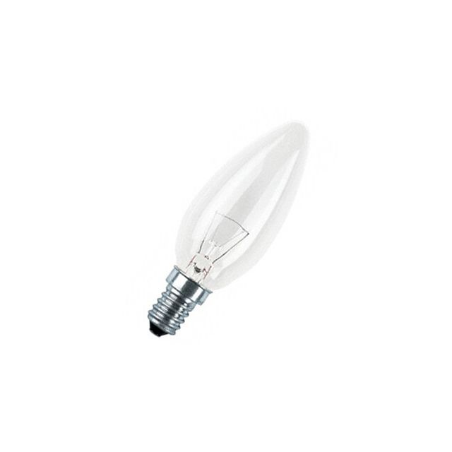 Lámpara incandescente vela lisa E14 60W (General Electric 90583) (Blíster 2 uds)