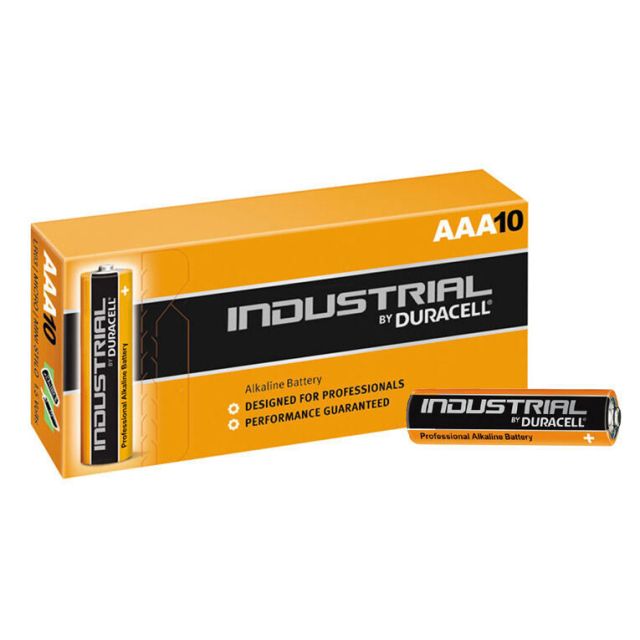 10 uds. pilas Duracell Procell para profesionales alcalina LR03-AAA (Caja)