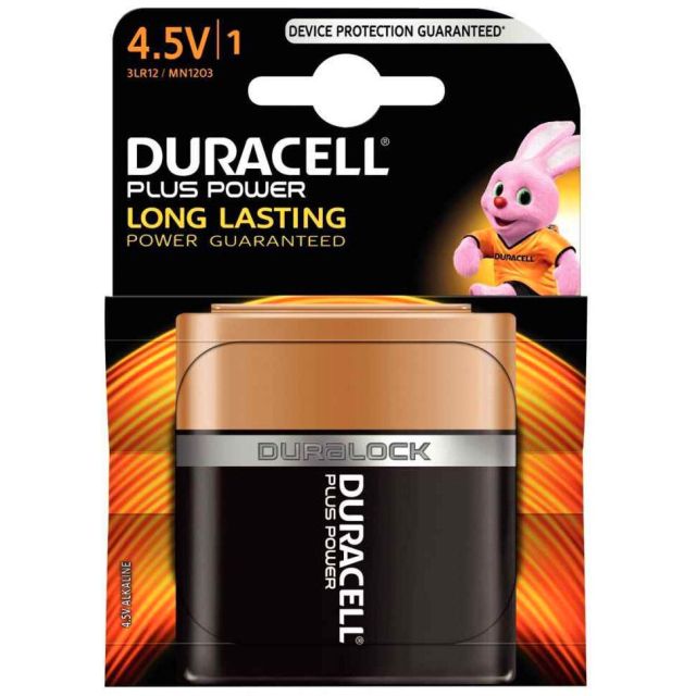1 ud. pila Duracell Plus alcalina 3LR12-4,5V (Blíster)