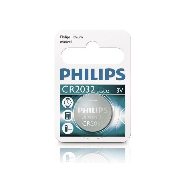 1 ud. pila de botón Philips CR2032 3V (Blíster)