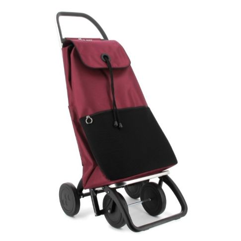 Carro compra I-Max Urban MF 4 ruedas rojo Burdeos ( IMX499 Rolser )