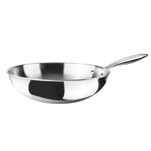 Wok tricapa sin antiadherentes Triply Natural &oslash;30cm (Ibili 653130)