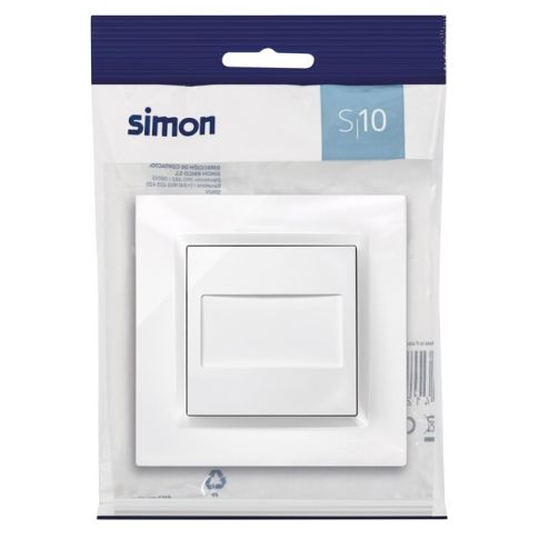 Tapa ciega blanca S10 (Simon F1090800030 )