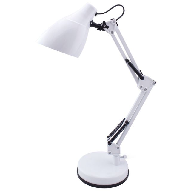 Flexo de mesa modelo tradicional 20W E27 color blanco (GSC 1801664)