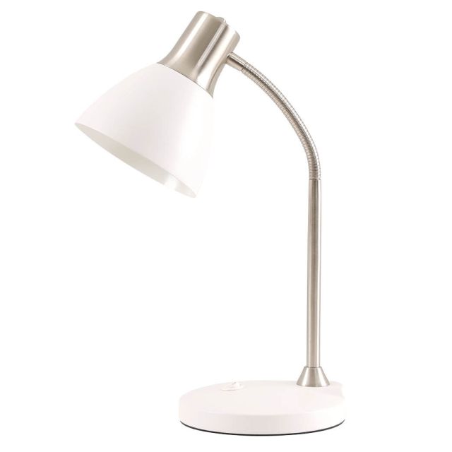 Flexo de sobremesa blanco Eger E27 (Ledesma 21351)