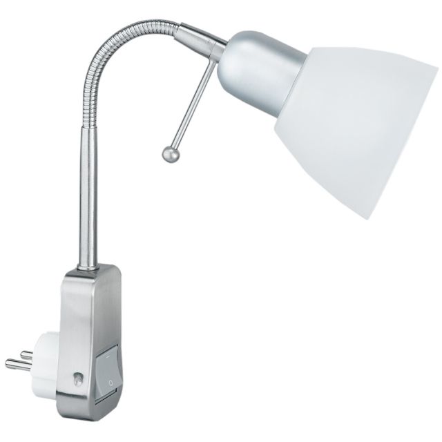 Flexo con clavija modelo Ligara E14 con interruptor (Trio Lighting 8911211-07)