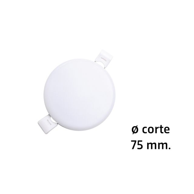 Downlight Led redondo empotrable sin marco Selene para sustitución directa 9W 3000°K øcorte: 75 mm. (ALG  67024)