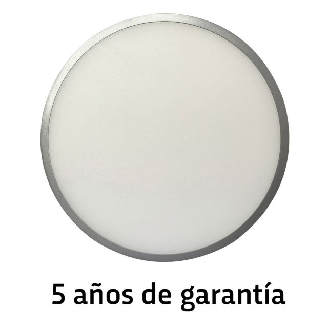 Downlight Led redondo empotrable profesional Nimax superior plata  IP44 30W 3200Lm 5500°K (Ledbay NMX-ERP-30-55)