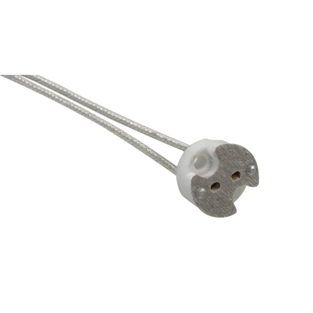 Portalámparas económico para dicroicas 12V con cable recubierto de tela (GSC 2200295)