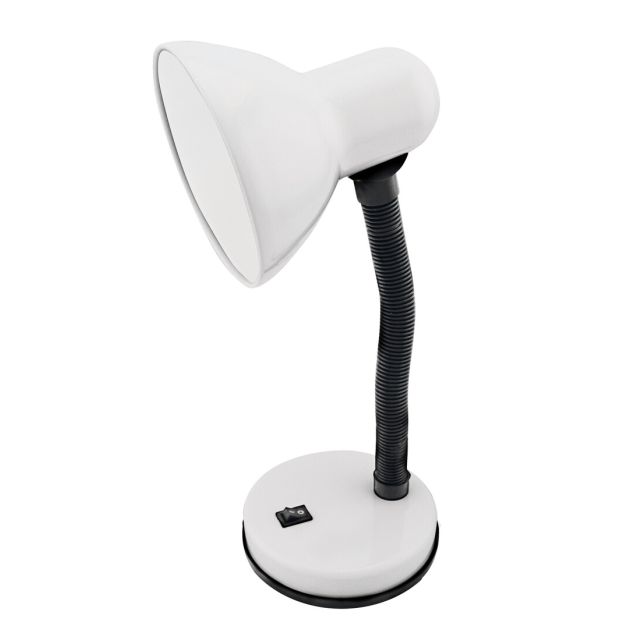 Flexo blanco de sobremesa modelo tradicional E27 (GSC 1900413)