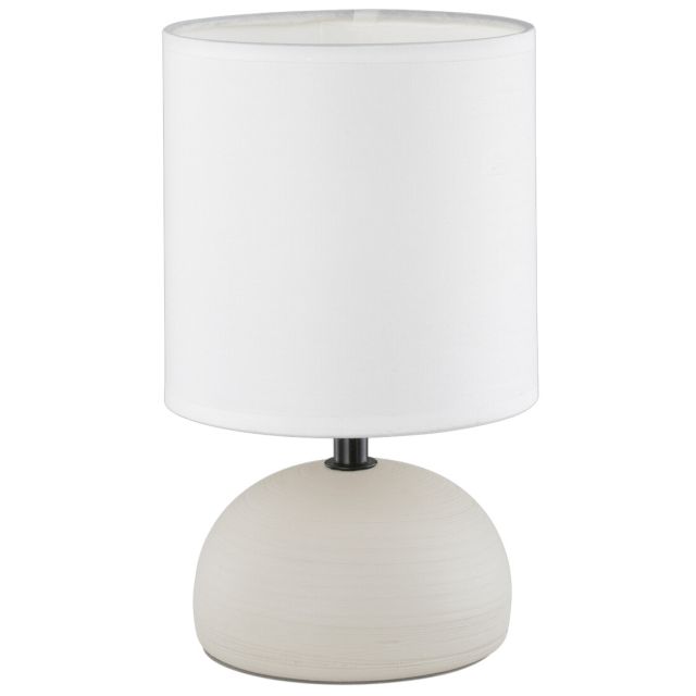 Lámpara beige cerámica de sobremesa modelo Luci E14 (Trio Lighting R50351025)