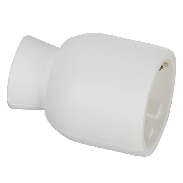 Base aérea bipolar imperdible con TTL blanca 16A 250V PVC (Legrand 050189)