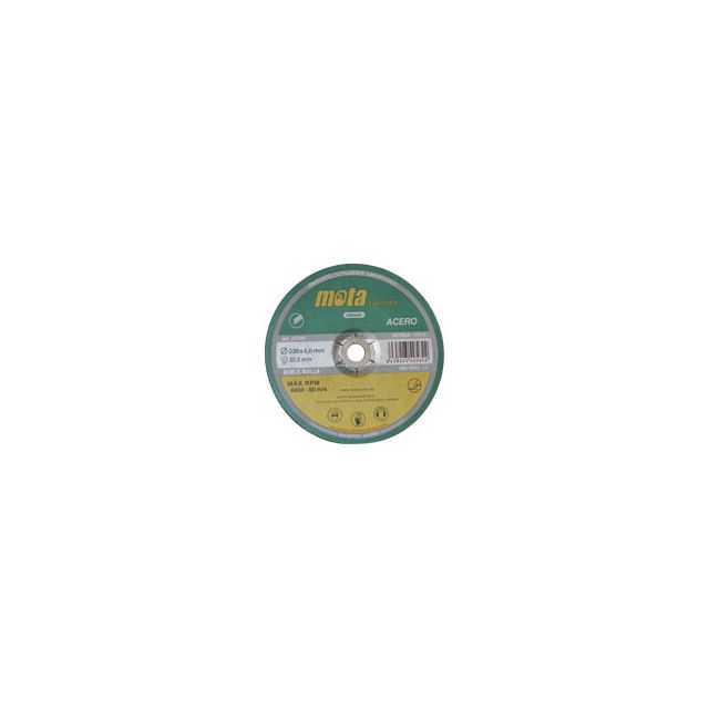 Disco corte desbaste para hierro Ø115x4,8x22,2mm (Mota D1148)