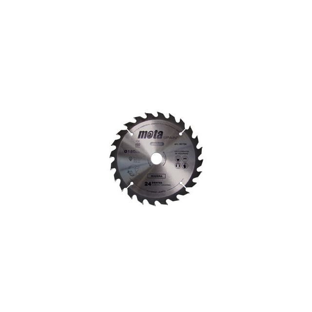 Sierra circular para madera insertos de widia 40 dientes Ø115mm (Mota SC140)