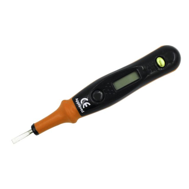 Destornillador tester digital con pantalla LCD y funda (F-Bright 3401208)