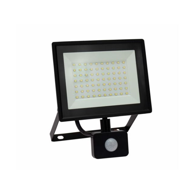 Proyector Led de exterior Noctis Lux negro con sensor 50W 6000°K IP44 (Spectrum SLI029051CW)