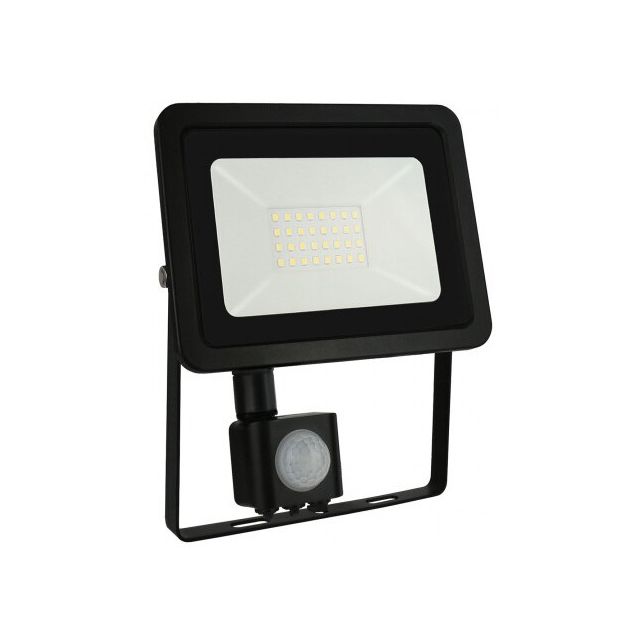 Proyector Led de exterior Noctis Lux 3 negro con sensor 30W 4000°K IP44 (Spectrum SLI029050NW)