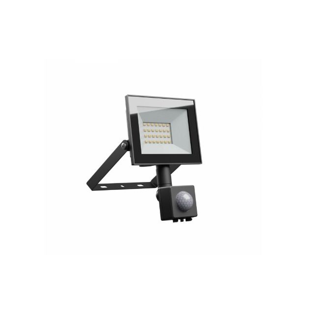 Proyector Led de exterior Noctis Lux 3 negro con sensor 20W 4000°K IP44 (Spectrum SLI029071NW_CZUJNIK_PW  )