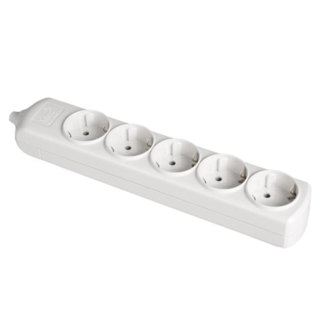 Base múltiple serie ION 5 tomas sin cable sin interruptor 16A 250V (Solera 8005PIL)