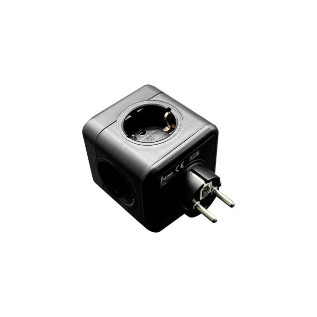 Base modular cubica negra 5 tomas 16A (F-Bright 1102910-N)