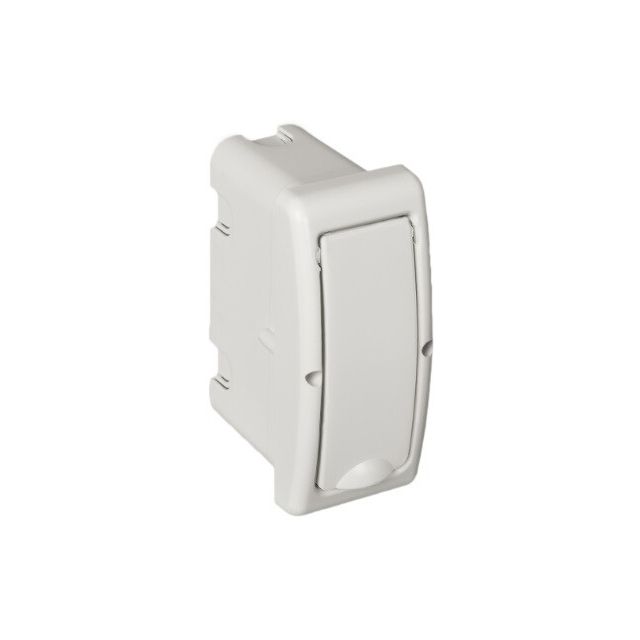 Caja empotrable 2 elementos cuadro y puerta blanco 60x130x62mm. (Solera 8692)