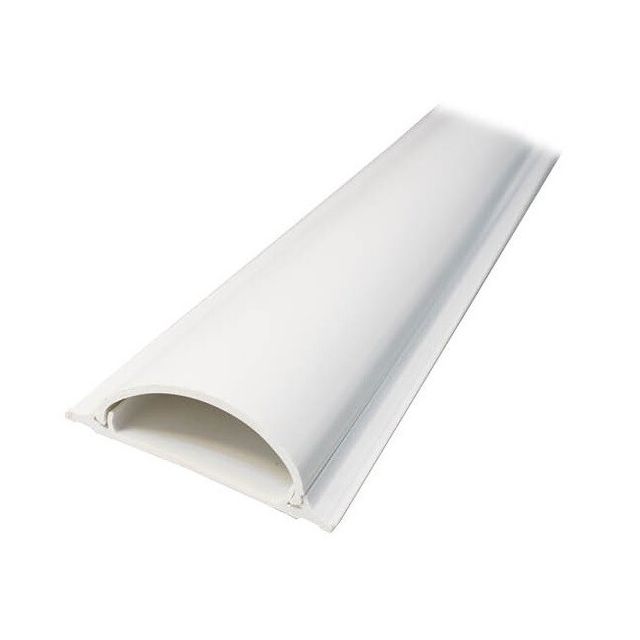 2m. de canaleta de suelo adhesiva blanca 25x90mm. (GSC 000303358)