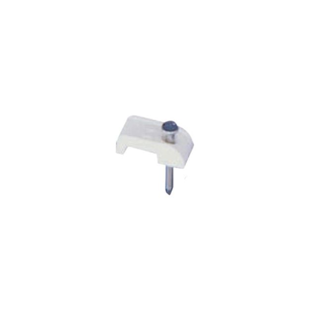 Caja de 100 uds. de grapas blancas para cable plano 2x1 - 3x0,7 mm2 (Lapafil 1103)