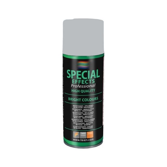 Spray de pintura efecto plata 400 ml. (Faren 7VG400)