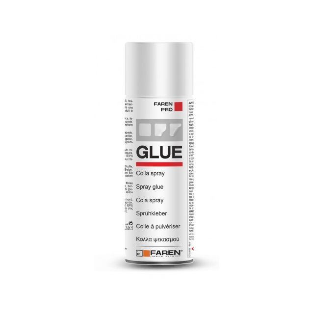 Spray C400 de pegamento profesional resistente a 90°C (Faren 3VA400)