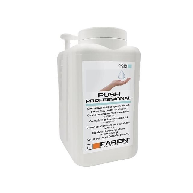 Crema lavamanos con abrasivo Push Professional 1L. (Faren 1LO001)