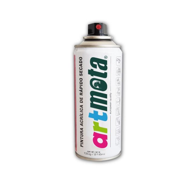 Pintura acrílica 216ml blanco mate R9003 (Mota LA05)