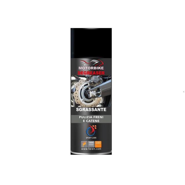 Desengrasante moto limpieza de frenos y cadenas 200ml  (Faren 4AQ200SPP)