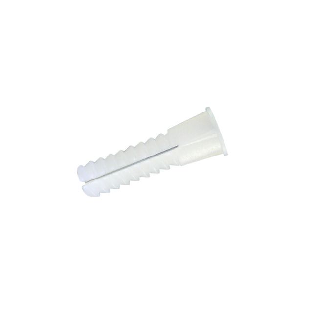 25 uds, tacos de plástico ø6x20 mm. (Lapafil 3401)
